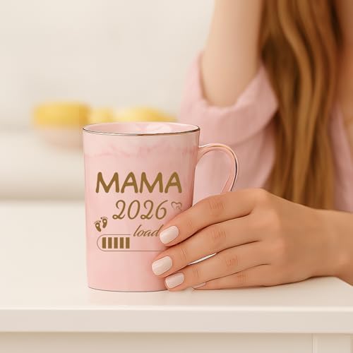 Verdaxis Werdende Mama Geschenk für Schwangere Frauen, rosa Kaffeetasse 400ml, perfektes Weihnachts- und Geburtstagsgesc